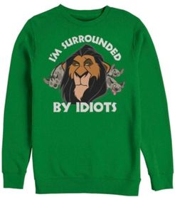 Lion King Scar Surrounded by Idiots, Crewneck Fleece