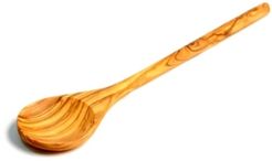 Olive Wood Round Cooking Spoon 12"