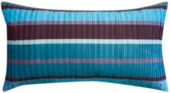 Edie@Home Jazzy Stripes Satin Decorative Pillow, 13" x 25"