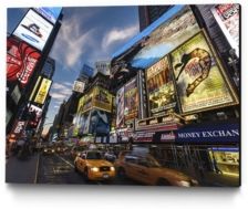 32" x 24" Palace Theater Traffic Museum Mounted Canvas Print