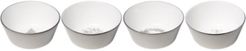 Winter White Nibble Bowl Set/4