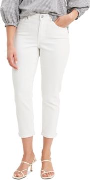 Cropped Mid-Rise Jeans