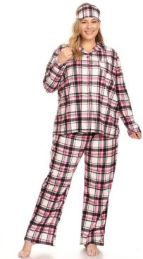 Plus Size 3-Piece Pajama Set