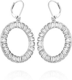 Holiday Sparkle Front Facing Hoop Earring