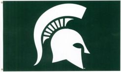 Michigan State Spartans Deluxe Flag