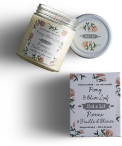 Peony Olive Soy Candle