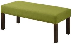 Lilith Fabric Wood Bench