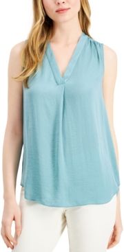 Satin V-Neck Tank Top, Created for Macy's