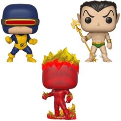 Pop Marvel First Appearance Collectors Set 1 - Cyclops, Namor, Human torch