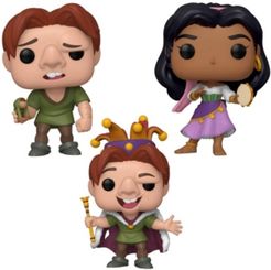 Pop Disneyhunchback Of Notre Dame Collectors Set - Quasimodo, Quasimodo Fool, Esmeralda