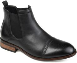 Garrett Men's Cap Toe Chelsea Boot Men's Shoes