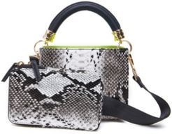 Snakeskin Crossbody Handbag Set