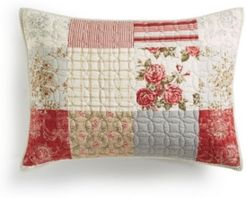 Farmstead Floral Patchwork Quilted Standard Sham, Created for Macy's