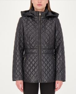 Hooded Quilted Coat, Created for Macy's