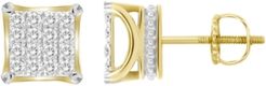 Diamond (1/2 ct. t.w.) Earring Set in 10k Yellow Gold