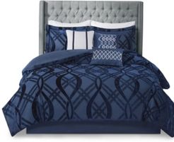 Dolores 7 Piece Queen Comforter Set Bedding