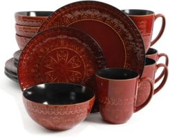 Milanto 16 Piece Stoneware Dinnerware Set