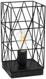 Geometric Square Metal Table Lamp