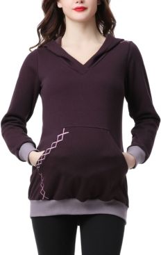 Mandie Maternity Embroidery Active Sweatshirt
