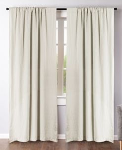 Washed Linen 50" x 84" Curtain Set