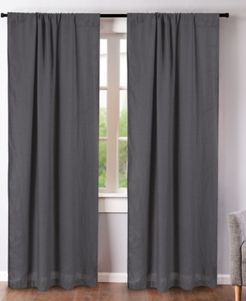 Washed Linen 50" x 84" Curtain Set