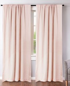 Washed Linen 50" x 84" Curtain Set