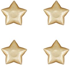 Festa Glass Gold Star Dish - Set of 4