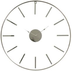 Large Round Stainless Steel Modern Wall Clock