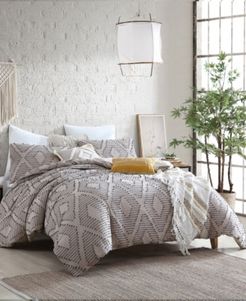 Extraordinary Puyuma Jacquard Gauze 5 Piece Comforter Set, Full/Queen Bedding