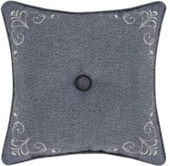 Richmond 18" Square Embellished Decorative Throw Pillow Bedding