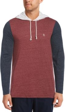 Color-Block Long-Sleeve Hoodie