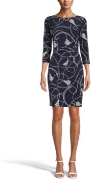 Patricia Printed Sheath Dress