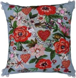 18" L x 18" W Decorative Throw Pillow for Couch