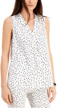 Abstract-Print Shell Top, Created for Macy's