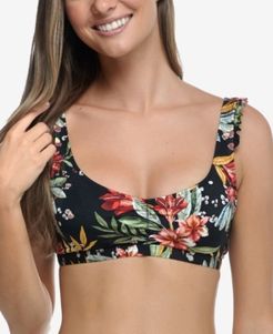 Printed Incognito Sweety Scoop-Neck Swim Top Women's Swimsuit