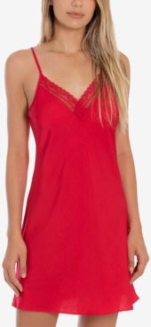 Lace-Trim Chemise Nightgown