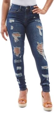 Juniors' Ripped Skinny Jeans