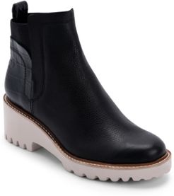 Huey Lug-Sole Chelsea Booties Women's Shoes