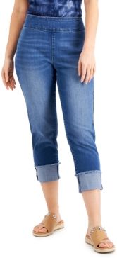 Inc Pull-On Straight-Leg Jeans, Created for Macy's