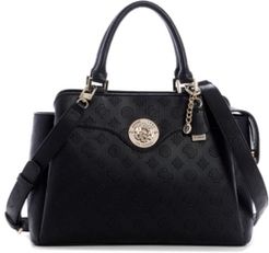 Dayane Triple Compartment Logo Satchel