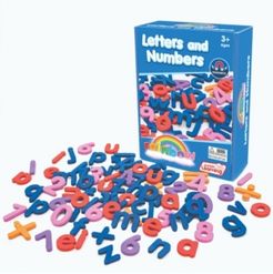 Junior Learning Rainbow Letters and Numbers Magnetic Activities Learning Set