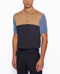 Boss Men's Color-Blocked Polo Sweater