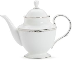 Pearl Platinum 40-oz. Teapot