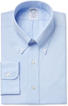 Regent Slim-Fit Non-Iron Pinpoint Solid Dress Shirt