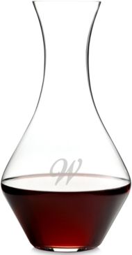 O Monogram Collection Script Letter Cabernet Magnum Decanter