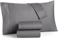 Damask Twin 3-Pc Sheet Set, 550 Thread Count 100% Supima Cotton, Created for Macy's Bedding