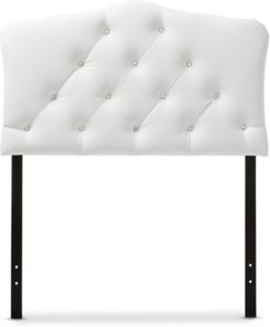 Rita Button-Tufted Scalloped Twin Headboard