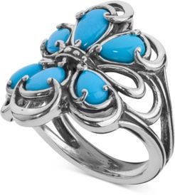 Turquoise Statement Ring (2-1/5 ct. t.w.) in Sterling Silver