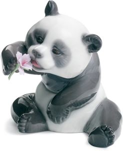 Collectible Figurine, A Cheerful Panda