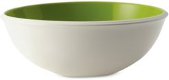 Round & Square Green Serving Bowl